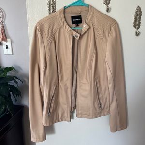 Express Women’s Faux Leather Moro Jacket